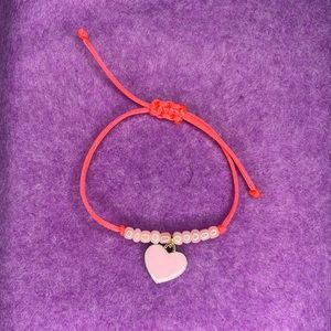 Pink Handmade Adjustable String Bracelet